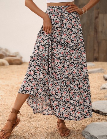 Fusta SHEIN, floral print