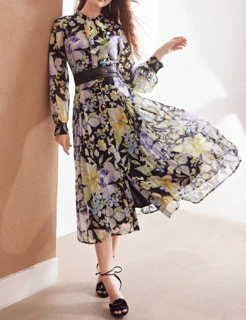 Rochie medie MOTF, floral
