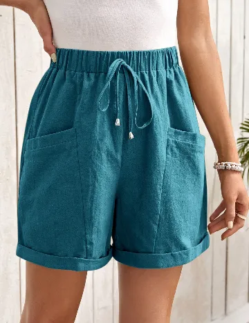 Pantaloni Emery Rose, albastru Albastru