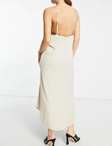 Rochie lunga ASOS, crem Crem