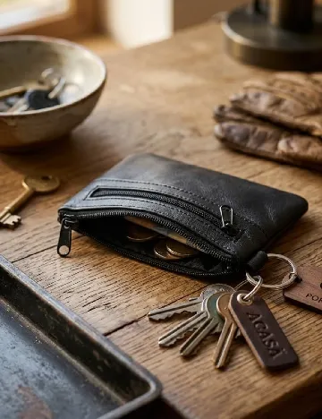 Etui pentru chei, negru