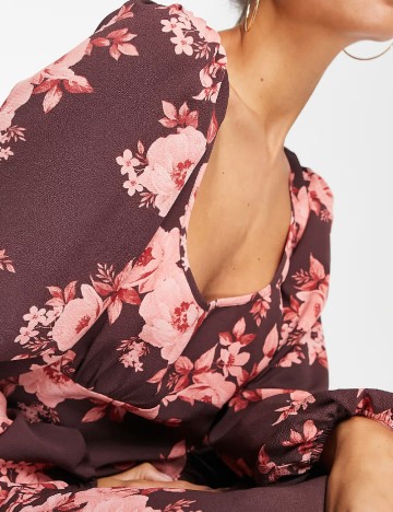 Rochie scurta ASOS, floral print