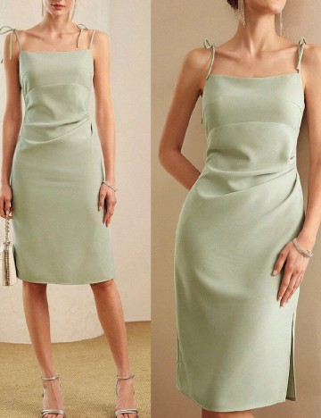 Rochie medie MOTF, verde