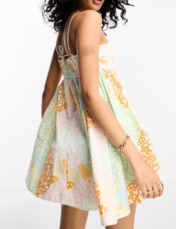 Rochie scurta ASOS, mix culori