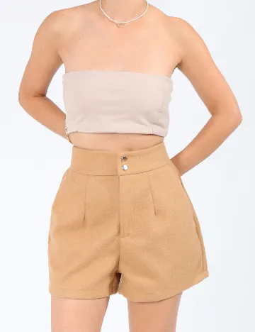 Pantaloni scurti SHEIN, maro