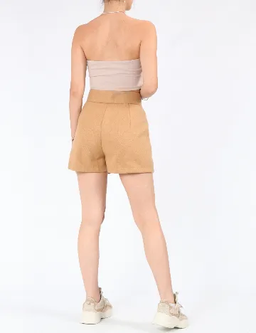 Pantaloni scurti SHEIN, maro