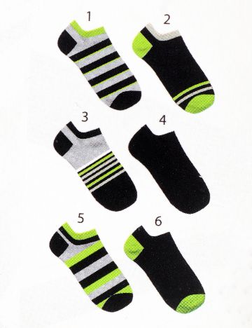 Set sosete 6 perechi Erve, mix culori
