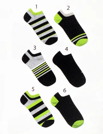 Set sosete 6 perechi Erve, mix culori