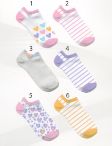 Set sosete 6 perechi Erve, mix culori