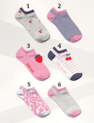 Set sosete 6 perechi Erve, mix culori