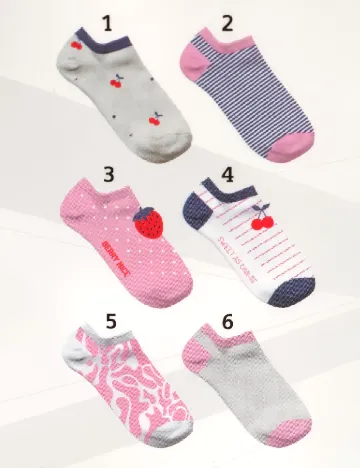 Set sosete 6 perechi Erve, mix culori Mix culori