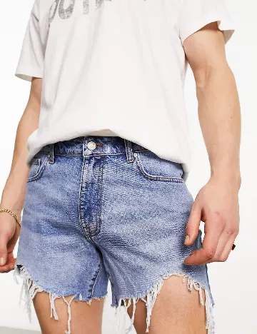 Pantaloni scurti ASOS, albastru Albastru