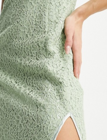 Rochie lunga extro&vert, verde