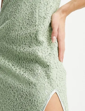 Rochie lunga extro&vert, verde
