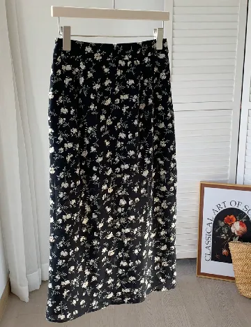 Fusta SHEIN, floral Floral print