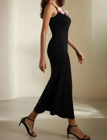 Rochie lunga SHEIN, negru Negru