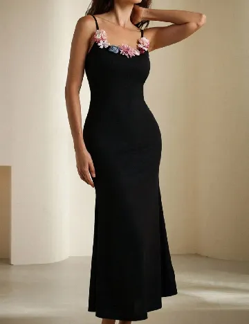 Rochie lunga SHEIN, negru Negru