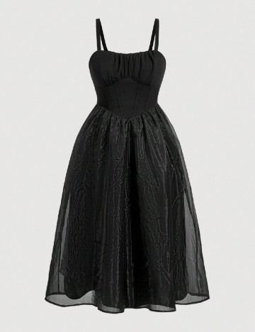 Rochie medie SHEIN CURVE, negru