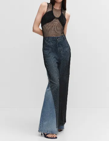 Bluza Mango, negru Negru
