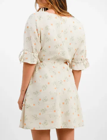 Rochie scurta Native Youth, crem