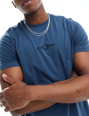 Tricou Fred Perry, albastru