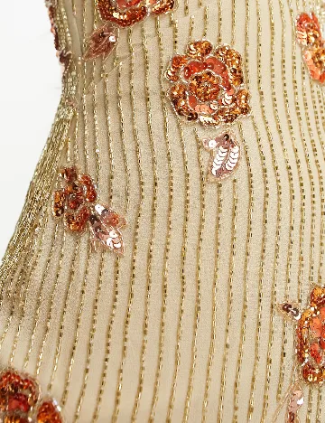 Rochie medie ASOS, bej