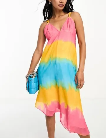 Rochie medie ASOS, mix culori