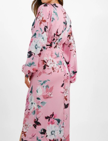 Rochie lunga Liquorish, roz