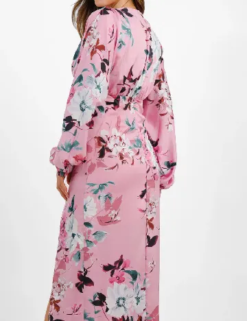 Rochie lunga Liquorish, roz Roz