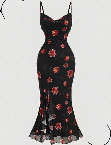 Rochie lunga SHEIN, negru