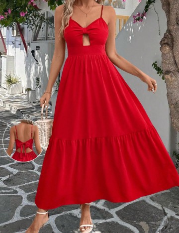 Rochie lunga SHEIN, rosu