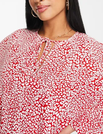 Rochie scurta Glamorous, rosu Rosu