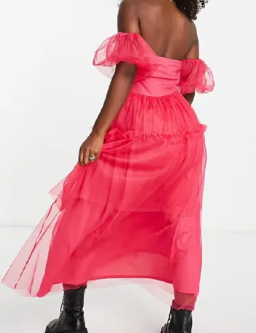 Rochie medie Miss Selfridge, roz
