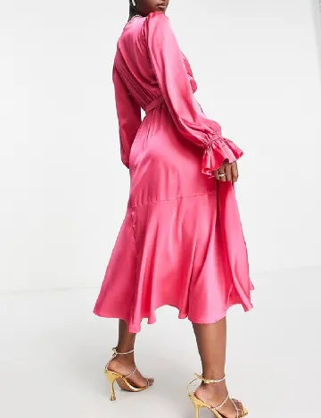 Rochie medie IN THE STYLE, roz Roz