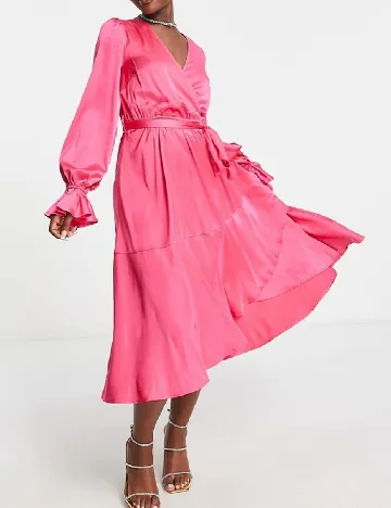 Rochie medie IN THE STYLE, roz Roz