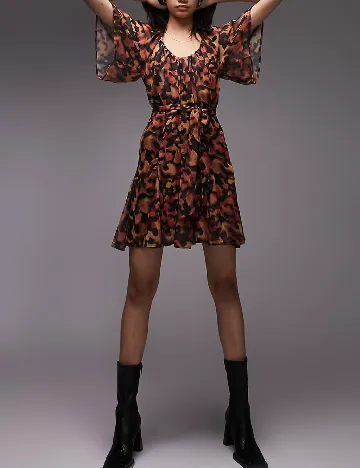 Rochie scurta Top Shop, mix culori