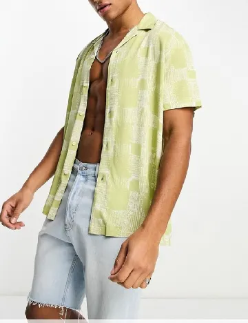 Camasa ASOS, verde