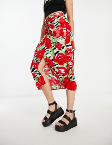 Fusta Miss Selfridge, floral print