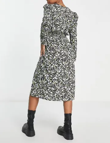 Rochie medie Monki, floral print Floral print