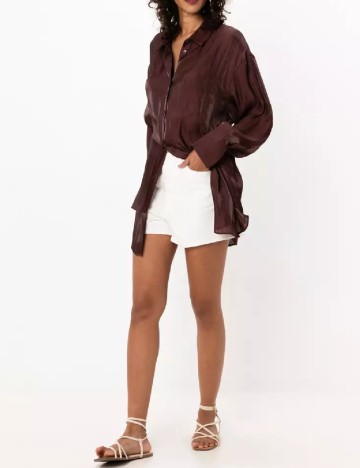 Camasa Oversize ASOS, maro