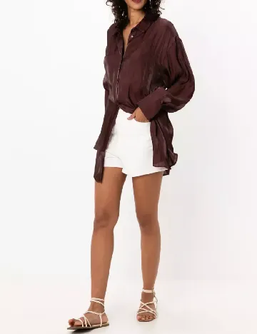 Camasa Oversize ASOS, maro