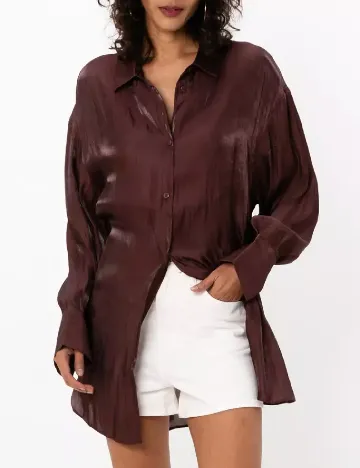 Camasa Oversize ASOS, maro