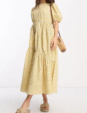 Rochie medie ASOS, galben