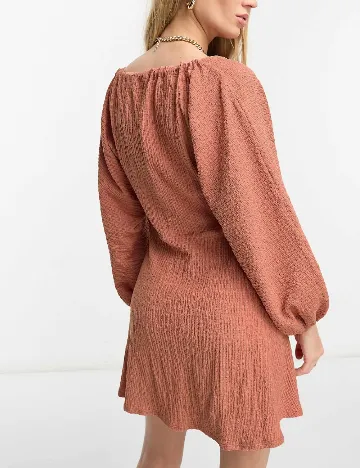 Rochie scurta ASOS, caramiziu