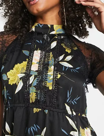 Rochie medie Liquorish, negru Negru