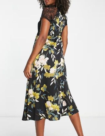 Rochie medie Liquorish, negru