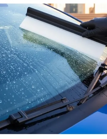 Racleta din silicon C&C Automotive, negru Negru