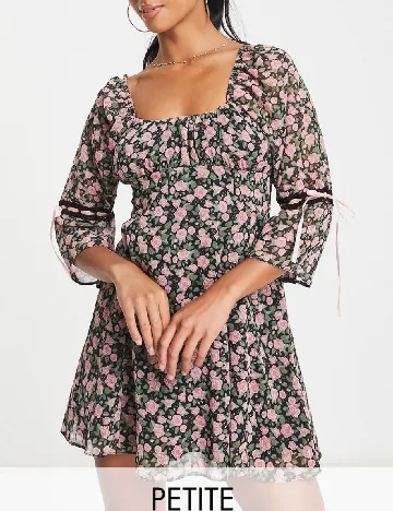 Rochie scurta Miss Selfridge, floral print Floral print