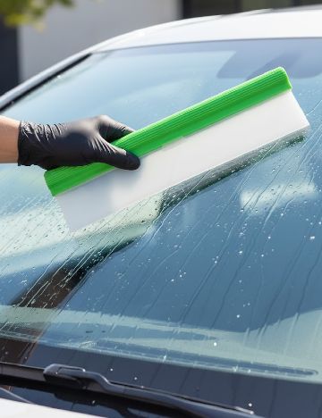 Racleta din silicon C&C Automotive, verde