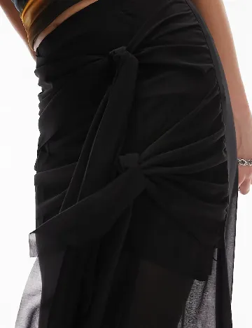 Fusta Top Shop, negru